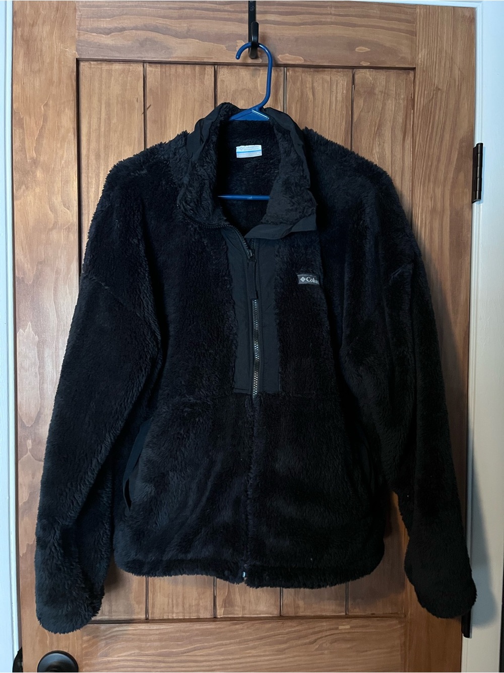 Columbia Black Plush Sherpa Fleece Jacket